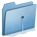 Blue Water Leak Icon 128x128 png